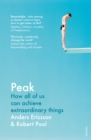 Image for Peak: secrets from the new science of expertise