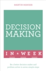 Image for Decision making in a week