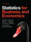 Image for Statistics for business and economics