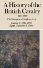 Image for A history of the British cavalry 1816 to 1919