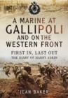 Image for Marine at Gallipoli and on the Western Front