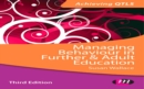 Image for Managing behaviour in further and adult education