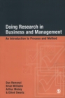 Image for Doing research in business and management: an introduction to process and method