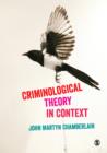 Image for Criminological theory in context