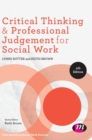 Image for Critical Thinking and Professional Judgement for Social Work