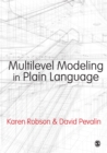 Image for Multilevel modeling in plain language