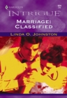 Image for Marriage - classified