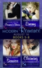 Image for Modern romance August 2016. : Books 5-8