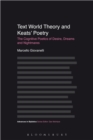 Image for Text world theory and Keats&#39; poetry  : the cognitive poetics of desire, dreams and nightmares