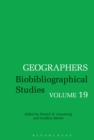 Image for Geographers: biobibliographical studies. : Vol. 19