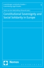 Image for Constitutional sovereignty and social solidarity in Europe