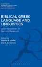 Image for Biblical Greek Language and Linguistics