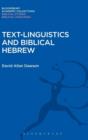 Image for Text-Linguistics and Biblical Hebrew