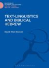 Image for Text-linguistics and biblical Hebrew