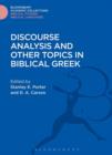 Image for Discourse analysis and other topics in biblical Greek
