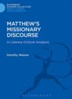 Image for Matthew&#39;s missionary discourse: a literary-critical analysis
