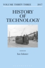 Image for History of technology. : Volume 33