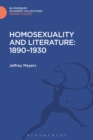 Image for Homosexuality and literature  : 1890-1930