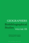 Image for Geographers.: biobibliographical studies : Volume 35
