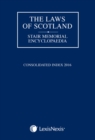 Image for The Laws of Scotland: Consolidated Index 2016