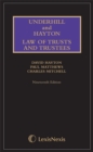 Image for Underhill and Hayton Law of Trusts and Trustees