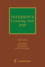 Image for Paterson&#39;s Licensing Acts 2018