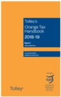 Image for Tolley&#39;s orange tax handbook 2018-19