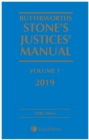 Image for Butterworths Stone&#39;s Justices&#39; Manual 2019