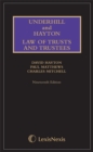 Image for Underhill and Hayton Law of Trusts and Trustees Set : (includes mainwork and supplement)