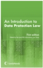 Image for An Introduction to Data Protection