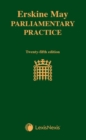 Image for Erskine May  : parliamentary practice