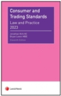 Image for Consumer and trading standards  : law and practice 2023