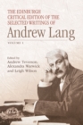 Image for The Edinburgh Critical Edition of the Selected Writings of Andrew Lang