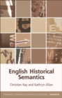Image for English historical semantics