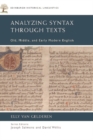 Image for Analyzing syntax through texts  : Old, Middle, and Early Modern English