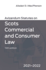 Image for Avizandum statutes on Scots commercial and consumer law  : 2020-21