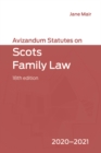 Image for Avizandum statutes on Scots family law, 2020-21