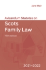 Image for Avizandum statutes on Scots family law  : 2021-2022