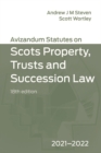 Image for Avizandum statutes on the Scots law of property, trust &amp; succession  : 2021-2022