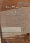 Image for 14 DIVISION Headquarters, Branches and Services General Staff Appendices : 5 August 1916 - 2 September 1916 (First World War, War Diary, WO95/1866)