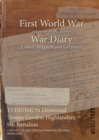 Image for 15 DIVISION Divisional Troops Gordon Highlanders 9th Battalion : 7 July 1915 - 27 April 1918 (First World War, War Diary, WO95/1929)
