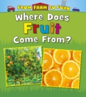 Image for Where does fruit come from?