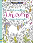 Image for Colouring Book Unicorns with Rub-Down Transfers x 5 pack