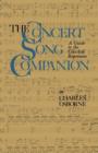 Image for The Concert Song Companion