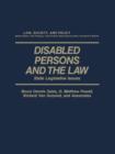 Image for Disabled Persons and the Law : State Legislative Issues