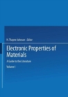 Image for Electronic Properties of Materials : A Guide to the Literature