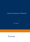 Image for Electronic Properties of Materials: A Guide to the Literature Volume Two, Part One Volume 1 / Volume 2 / Volume 3