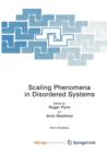 Image for Scaling Phenomena in Disordered Systems