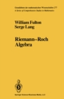 Image for Riemann-Roch Algebra : 277