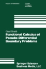 Image for Functional Calculus of Pseudo-differential Boundary Problems